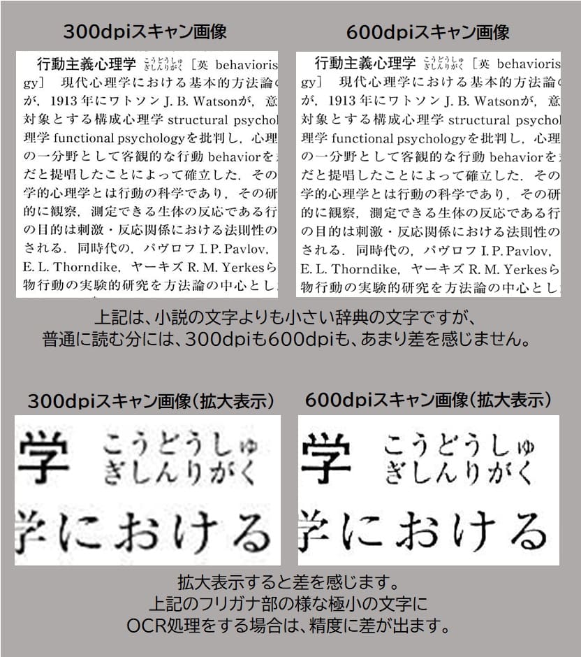 300dpi600dpi比較